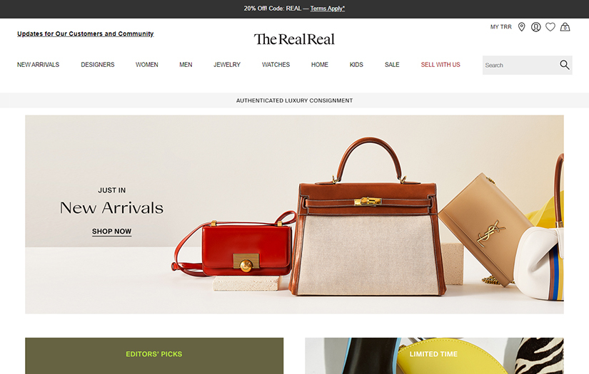 The RealREal screenshot 1